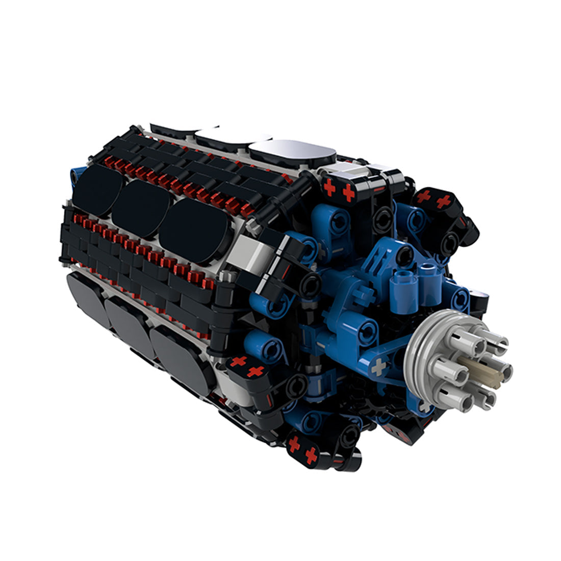 MOC Wright R-2160 Tornado 42-Cylinder Radial Engine Blocks