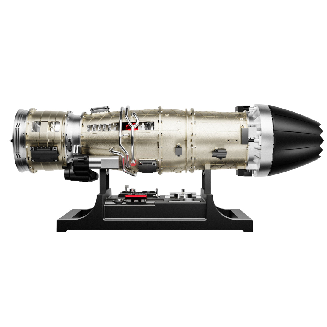 F135 Military Turbofan Engine Model with Lights & Effects