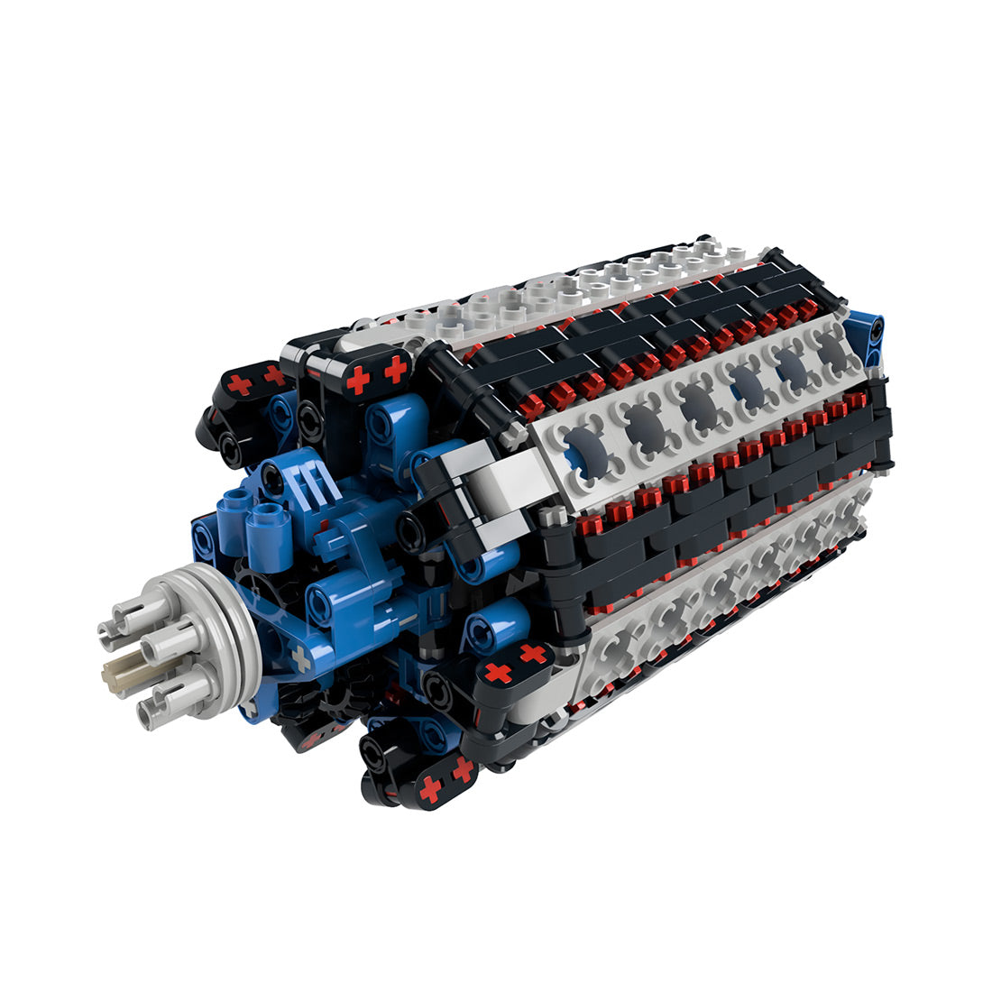 MOC Wright R-2160 Tornado 42-Cylinder Radial Engine Blocks