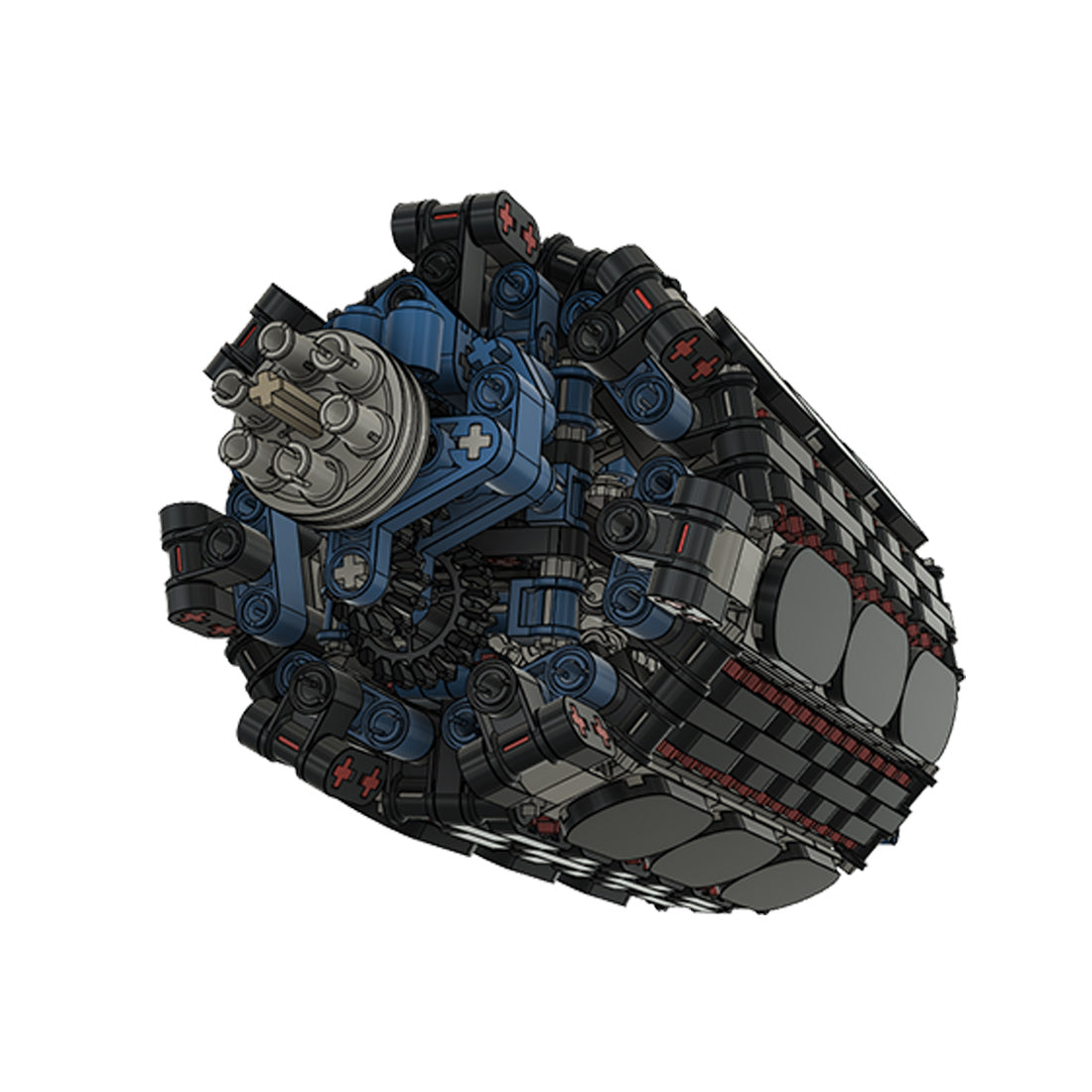 MOC Wright R-2160 Tornado 42-Cylinder Radial Engine Blocks