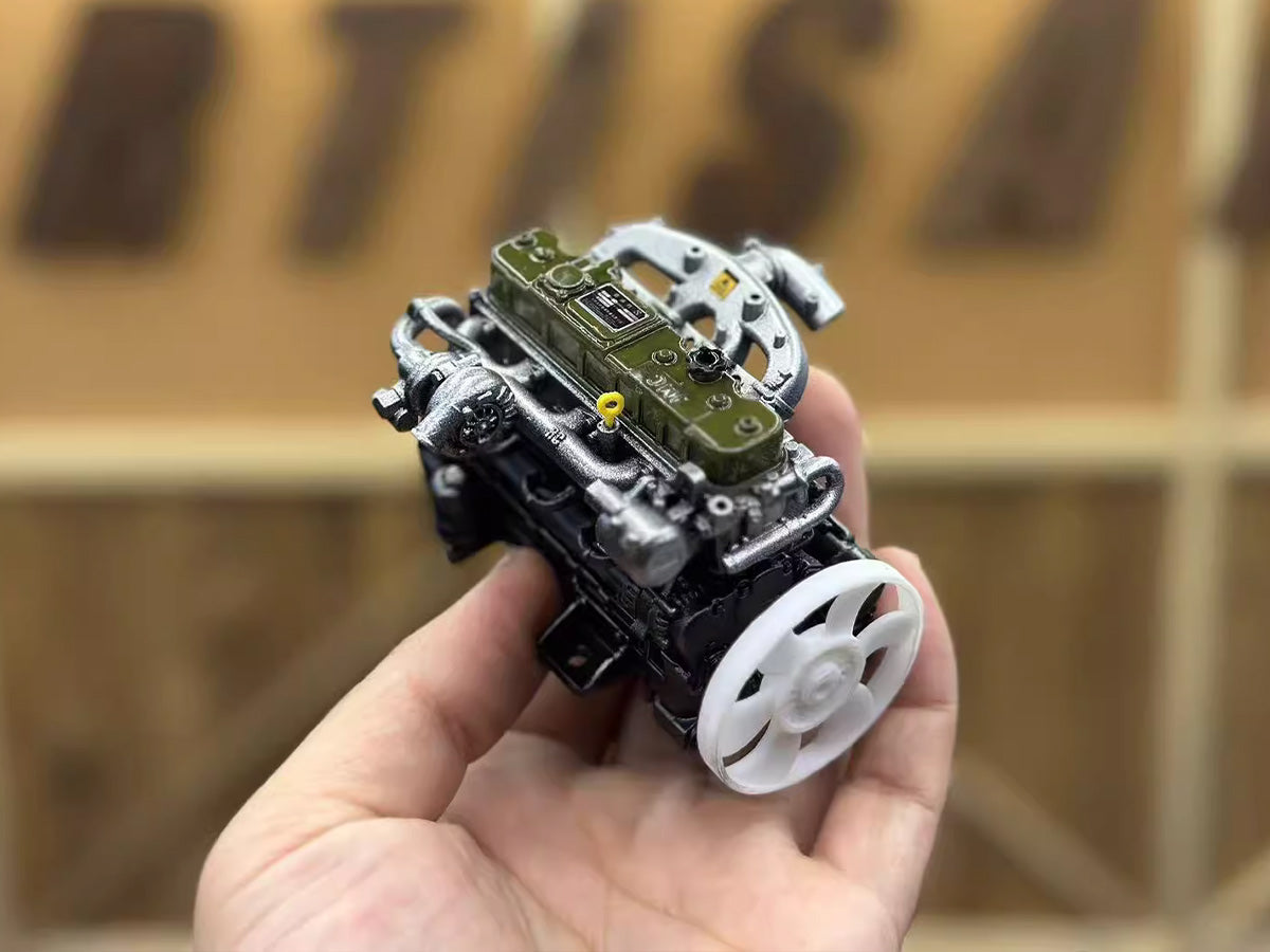 1/10 Resin Vintage Inline-4 Diesel Engine for RC Crawlers