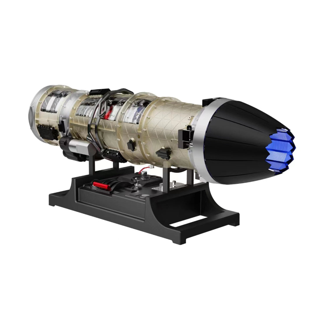 F135 Military Turbofan Engine Model with Lights & Effects
