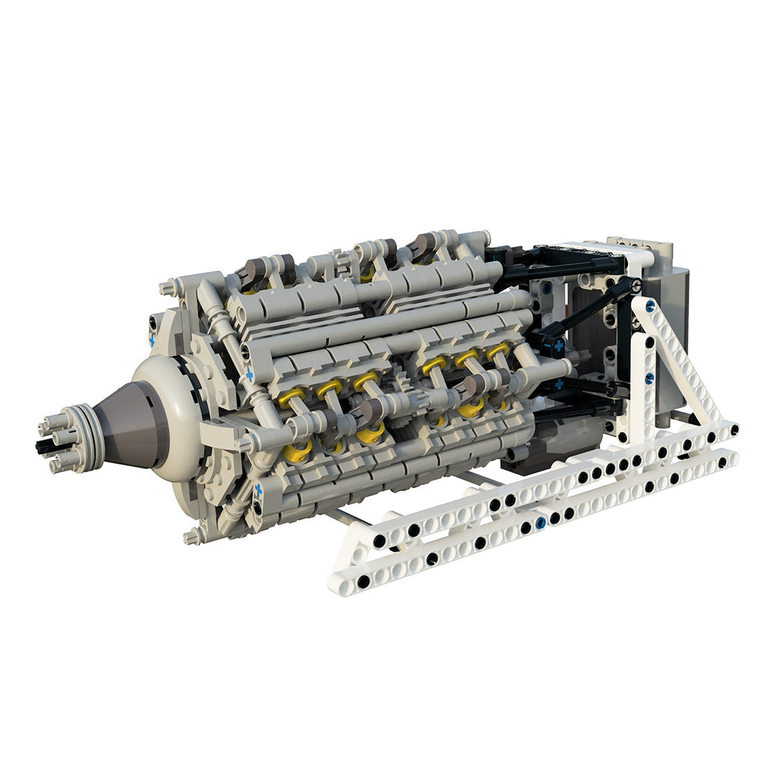MOC Jumo 223 24-Cylinder Aviation Engine Blocks