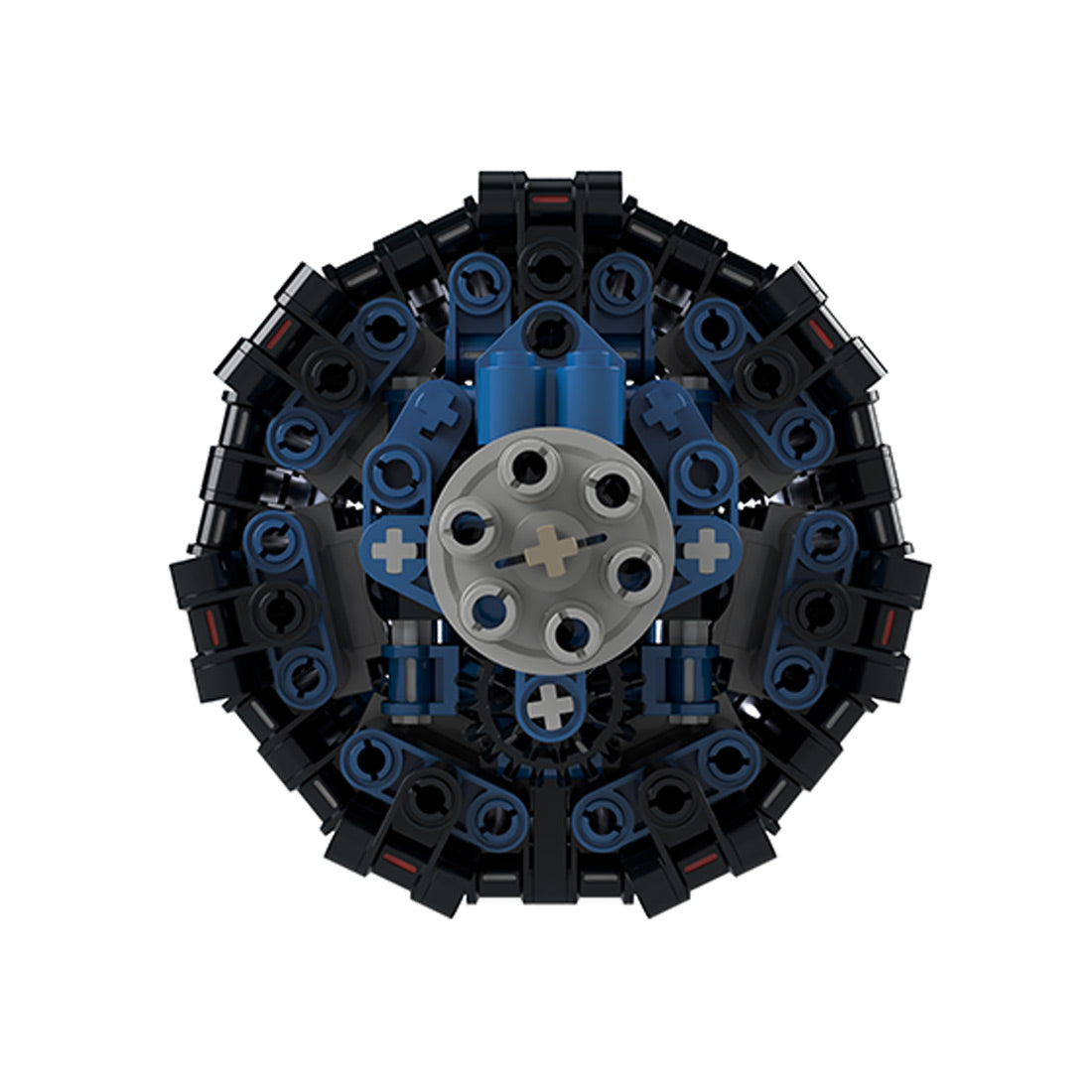 MOC Wright R-2160 Tornado 42-Cylinder Radial Engine Blocks